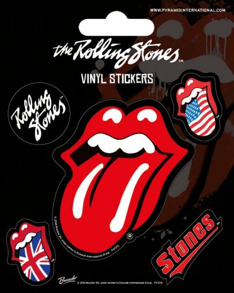 neuveden: Samolepky The Rolling Stones
