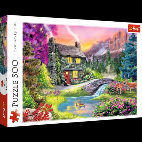 neuveden: Trefl Puzzle Horská idylka / 500 dílků