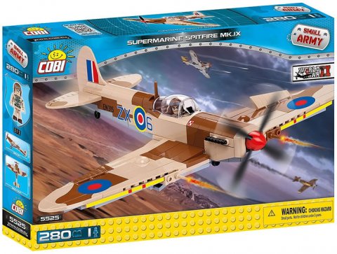 neuveden: Stavebnice COBI 5525 II World War Stíhací letoun Supermarine Spitfire Mk. I