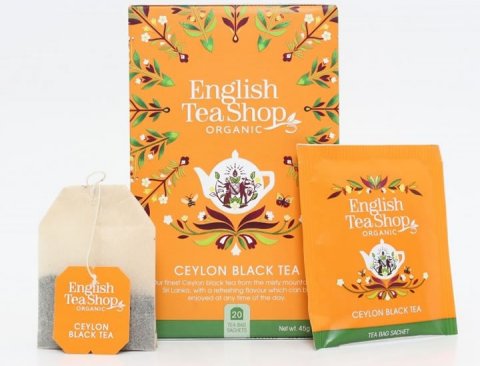 neuveden: English Tea Shop Čaj Cejlonský černý, 20 sáčků neuveden: English Tea Shop Čaj Cejlonský černý, 20 sáčků
