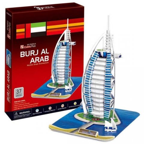 neuveden: Puzzle 3D Burj Al Arab/46 dílků neuveden: Puzzle 3D Burj Al Arab/46 dílků