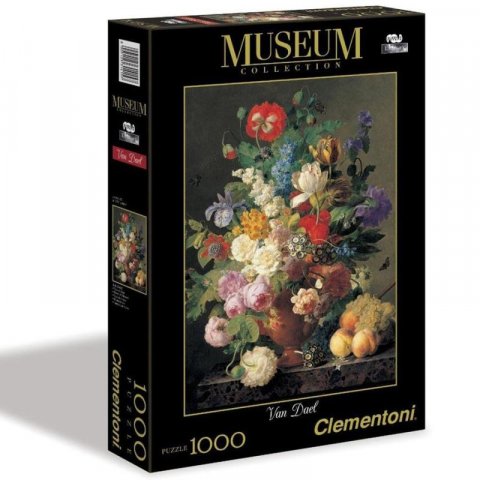 neuveden: Clementoni Puzzle Museum - Van Dael-Vaso di fiori, 1000 dílků neuveden: Clementoni Puzzle Museum - Van Dael-Vaso di fiori, 1000 dílků