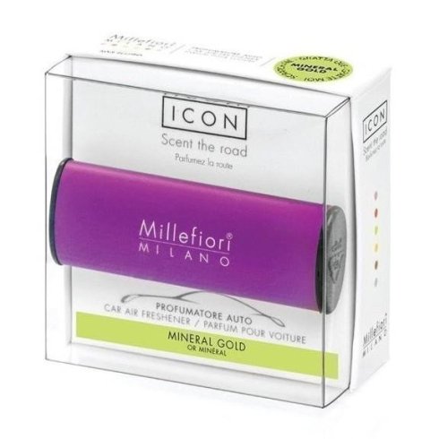 neuveden: Millefiori Milano Icon Mineral Gold / vůně do auta Classic - fialová
