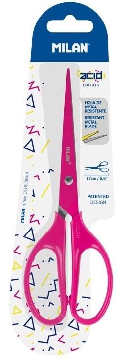 neuveden: Nůžky MILAN Acid 17cm - růžové