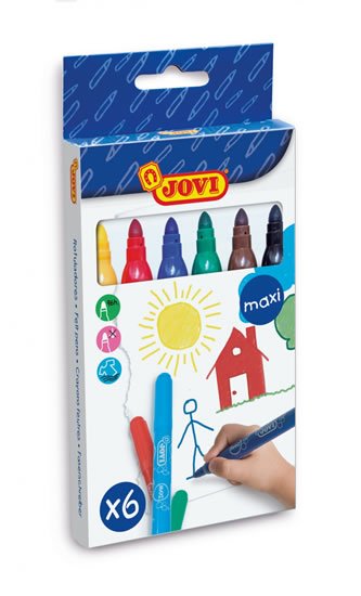 neuveden: JOVI fixy hrubé MAXI 6 ks neuveden: JOVI fixy hrubé MAXI 6 ks