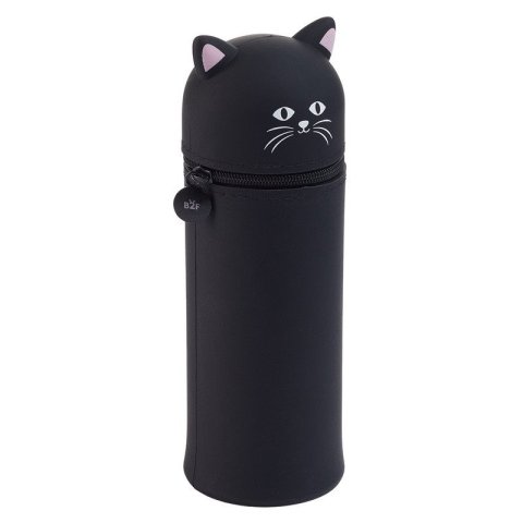 neuveden: Penál se zipem Little Pets - Kočka, černý