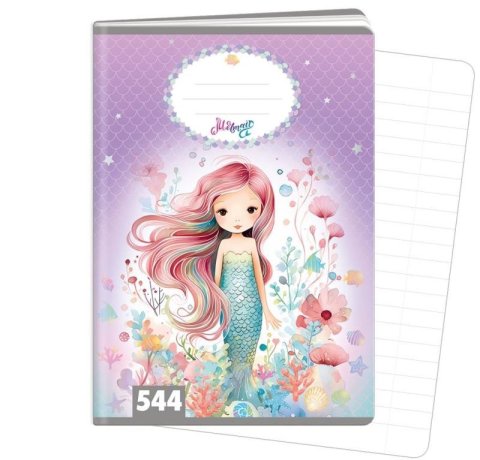 neuveden: Sešit A5, 40 listů, typ 544 Mermaid