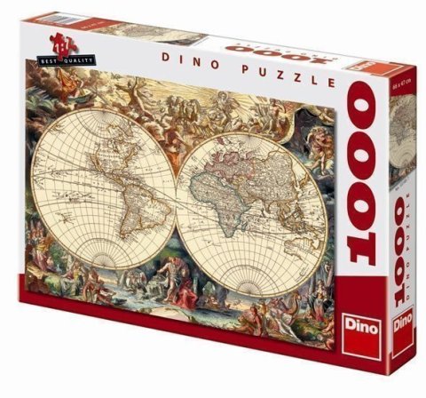 neuveden: Historická mapa - puzzle 1000 dílků