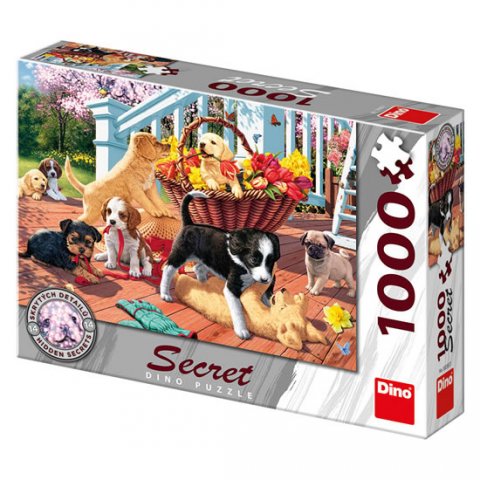 neuveden: Štěňata: secret collection puzzle 1000 dílků