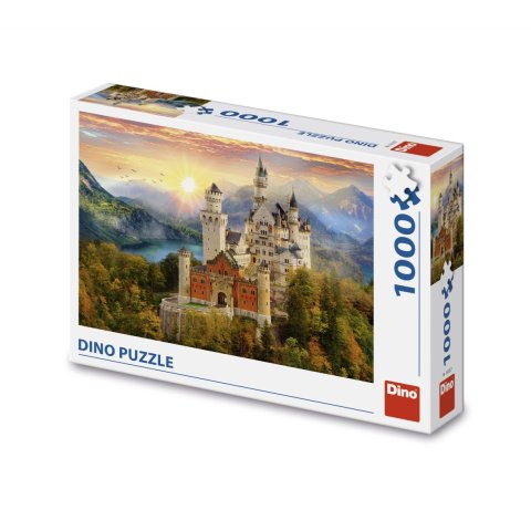 neuveden: Puzzle Malovaný Neuschwanstein 1000 dílků