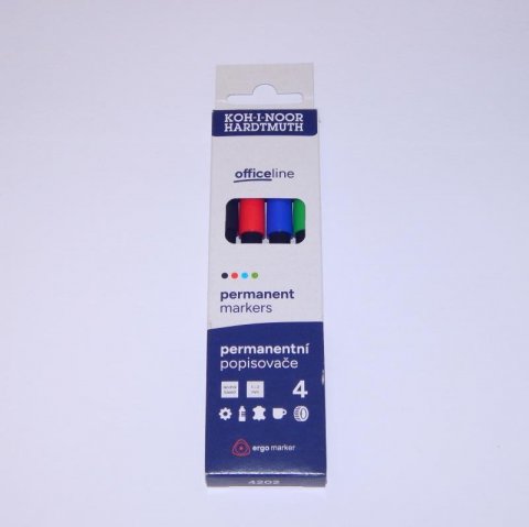 neuveden: Koh-i-noor permanentní popisovače - 4ks