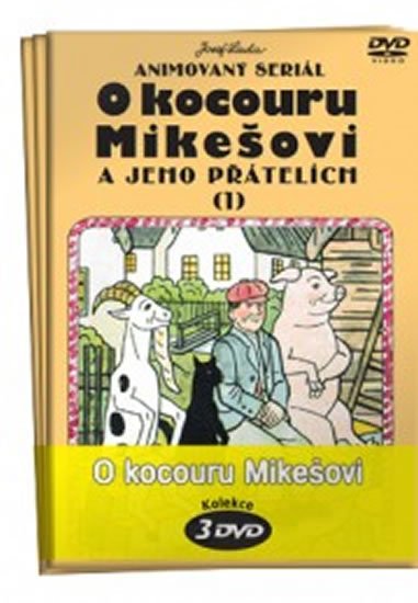Lada Josef: O kocouru Mikešovi 1 - 3 / kolekce 3 DVD Lada Josef: O kocouru Mikešovi 1 - 3 / kolekce 3 DVD