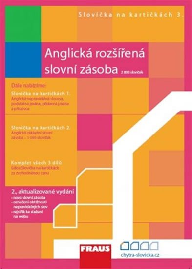 neuveden: Slovíčka na kartičkách 3 - anglická rozšířená slovní zásoba neuveden: Slovíčka na kartičkách 3 - anglická rozšířená slovní zásoba