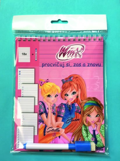 neuveden: Winx Club - Stíratelné listy A5 s popisovačem – Procvičuj si, zas a znovu neuveden: Winx Club - Stíratelné listy A5 s popisovačem – Procvičuj si, zas a znovu