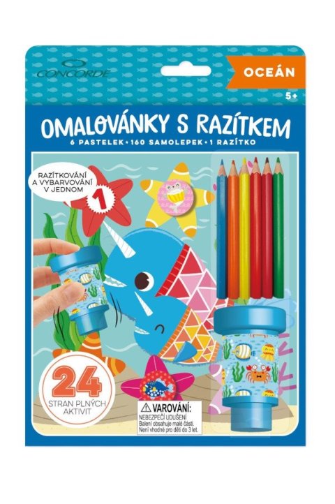 neuveden: Omalovánky s razítkem CONCORDE - Oceán