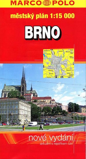 neuveden: Brno městský plán 1:15000