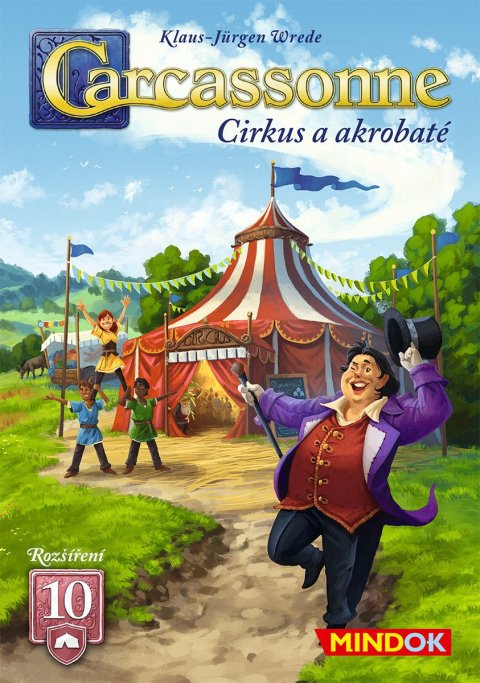 Wrede Klaus-Jürgen: Carcassonne: Cirkus a akrobaté (Rozšíření 10) Wrede Klaus-Jürgen: Carcassonne: Cirkus a akrobaté (Rozšíření 10)