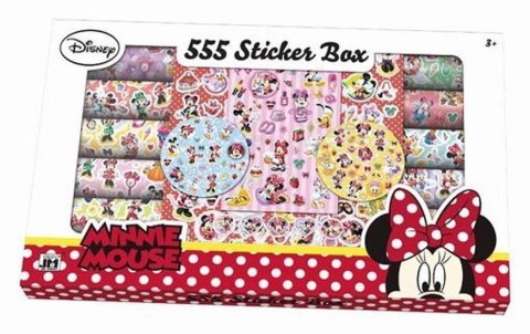 neuveden: Minnie - Samolepkový box 555 ks