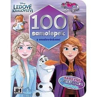 neuveden: Ledové království - 100 samolepek s omalovánkami