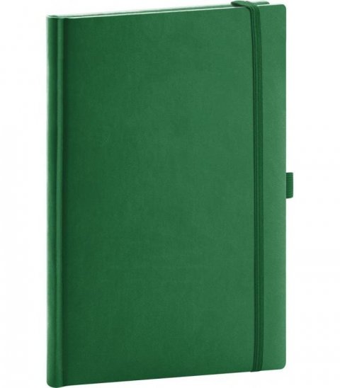 neuveden: Notes Aprint - zelený, linkovaný, 15 × 21 cm