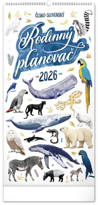 neuveden: Kalendář 2026 nástěnný: Rodinný, plánovací TERIBEAR, 21 × 42 cm neuveden: Kalendář 2026 nástěnný: Rodinný, plánovací TERIBEAR, 21 × 42 cm