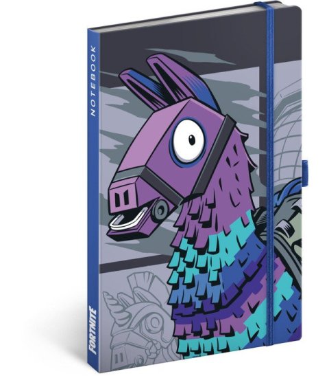 : Notes Fortnite - Llama, linkovaný, 13 x 21 cm