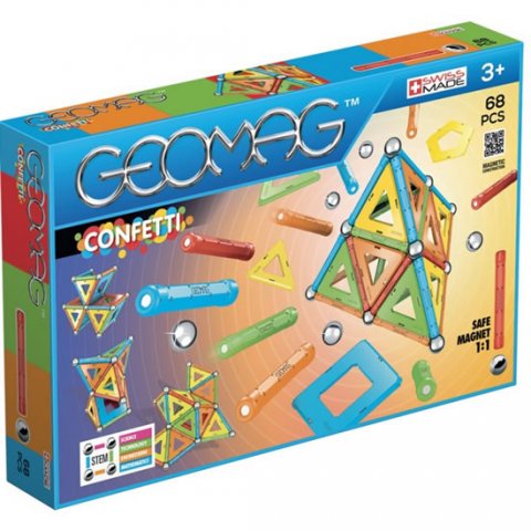 neuveden: Geomag Confetti 68 dílků