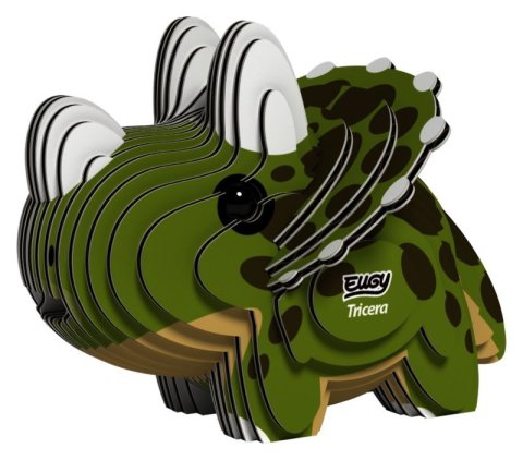 : EUGY 3D kartonová skládačka - Triceratops