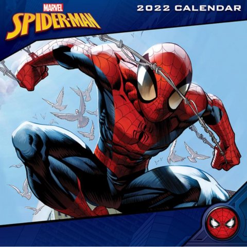 neuveden: Kalendář 2022 Spiderman - nástěnný