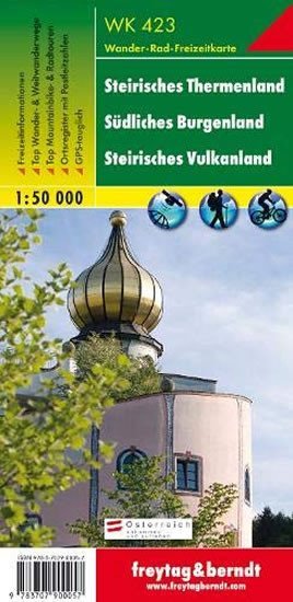 neuveden: WK 423 Steirisches Thermenland - Jižní Burgenland - Štýrský Vulkanland 1:50 neuveden: WK 423 Steirisches Thermenland - Jižní Burgenland - Štýrský Vulkanland 1:50