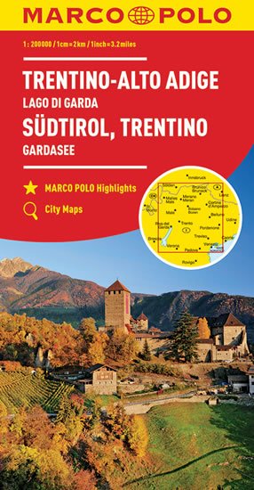 neuveden: Itálie č.3- Südtirol, Trentino mapa 1.200T neuveden: Itálie č.3- Südtirol, Trentino mapa 1.200T