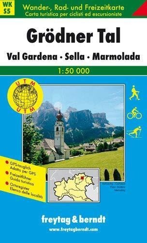 neuveden: Grödner Tal: Val Gardena, Marmolada 1:50 000