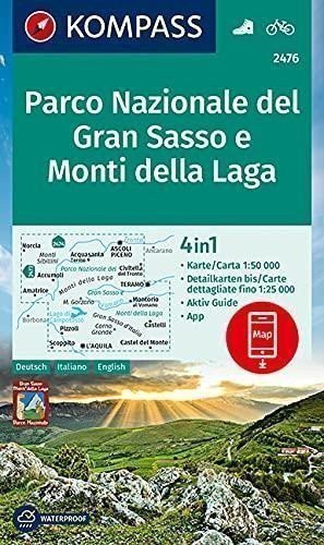 neuveden: Parco Nazionale del Gran Sasso e Monti della Laga 1:50 000 / Turistická map