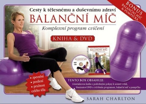 Charlton Sarah: Balanční míč - Komplexní program cvičení + DVD