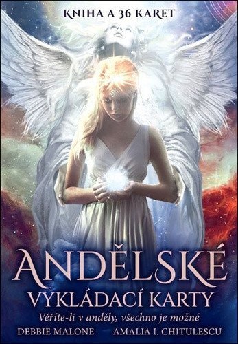 Malone Debbie: Andělské vykládací karty - Kniha a 36 karet