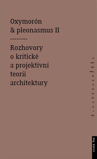 Mitášová Monika: Oxymorón a pleonasmus II - Rozhovory o kritické a projektivní teorii archit Mitášová Monika: Oxymorón a pleonasmus II - Rozhovory o kritické a projektivní teorii archit