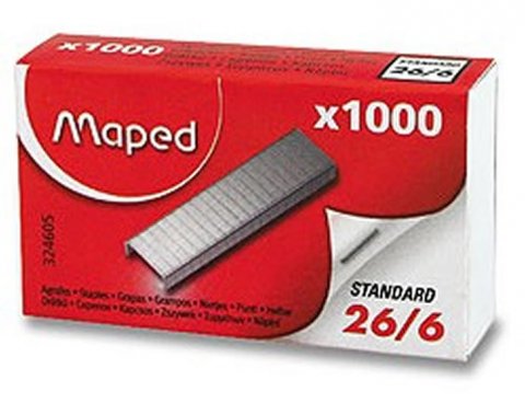 neuveden: Maped - Drátky 26/6 1000ks neuveden: Maped - Drátky 26/6 1000ks