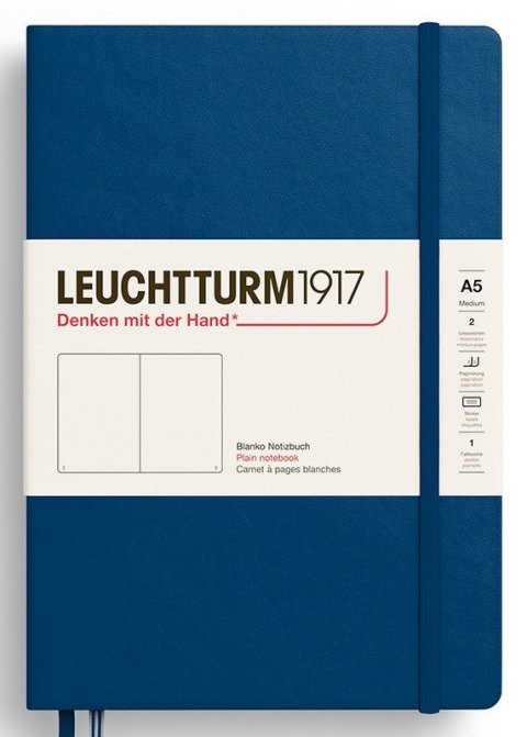 -: Zápisník Indigo Hardcover Medium (A5) čistý