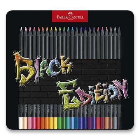 neuveden: Pastelky Faber-Castell Black Edition - 24 barev