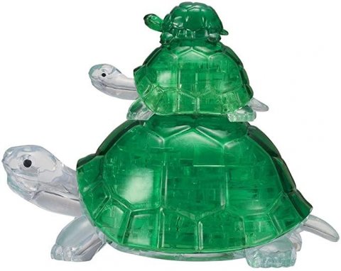 neuveden: 3D Crystal puzzle Želvy / 37 dílků