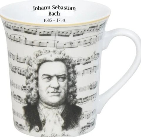 neuveden: Hrnek skladatel - Bach
