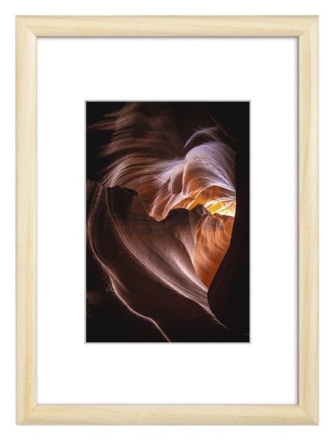 : Rámeček dřevěný Phoenix, přírodní, 15x20cm