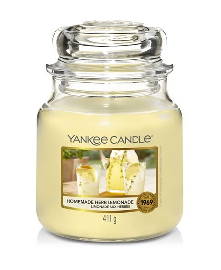 neuveden: YANKEE CANDLE Homemade Herb Lemonade svíčka 411g