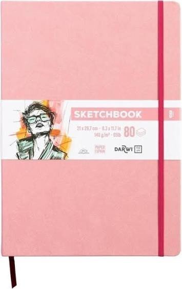 : Skicovací blok Soft pink A4 140g 80 listů