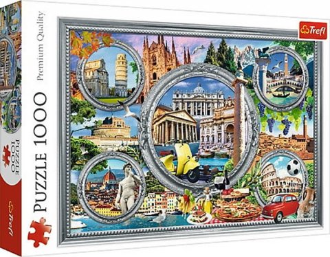 neuveden: Trefl Puzzle Dovolená v Itálii / 1000 dílků