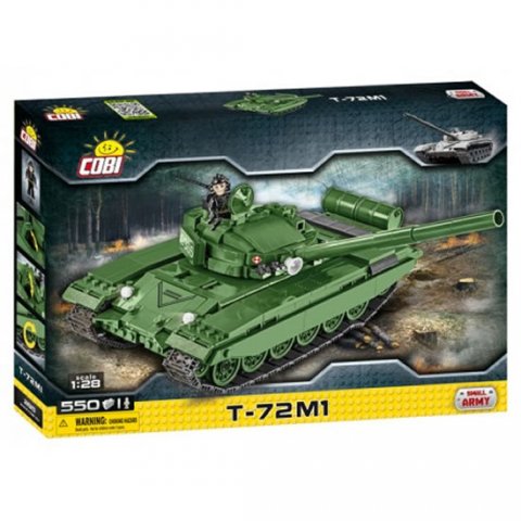 neuveden: Stavebnice COBI 2615 II World War Tank T72 M1, 128/550 kostek+1 figurka