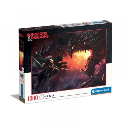 neuveden: Clementoni Puzzle Dungeons & Dragons - Boj s drakem 1000 dílků