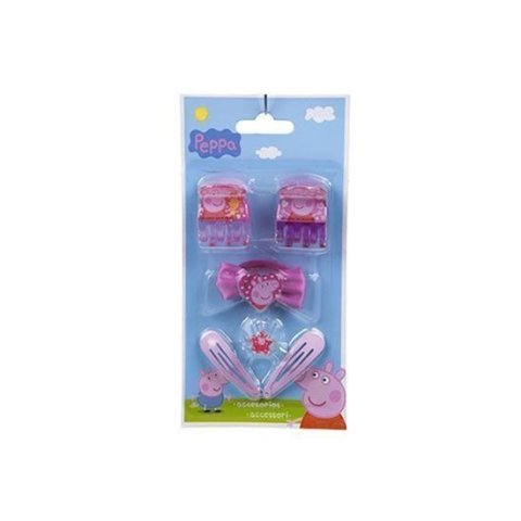 neuveden: Prasátko Peppa - set na vlasy 6 ks