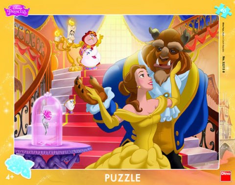 Disney Walt: Kráska a zvíře: puzzle 40 deskové Disney Walt: Kráska a zvíře: puzzle 40 deskové
