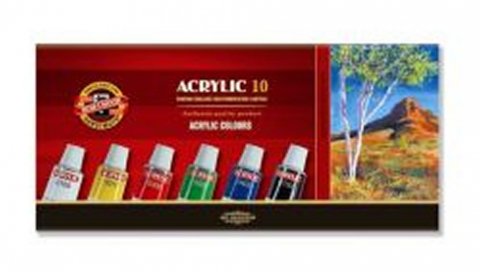neuveden: Koh-i-noor souprava akrylovych barev 10 x 16 ml neuveden: Koh-i-noor souprava akrylovych barev 10 x 16 ml